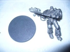 Assembled Artemis Space Marine 54mm - Inquisitor Scale Warhammer 40k Metal