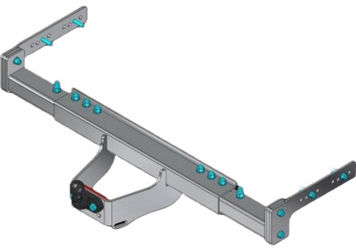 Towtrust fixed flange - towtrust, towbar