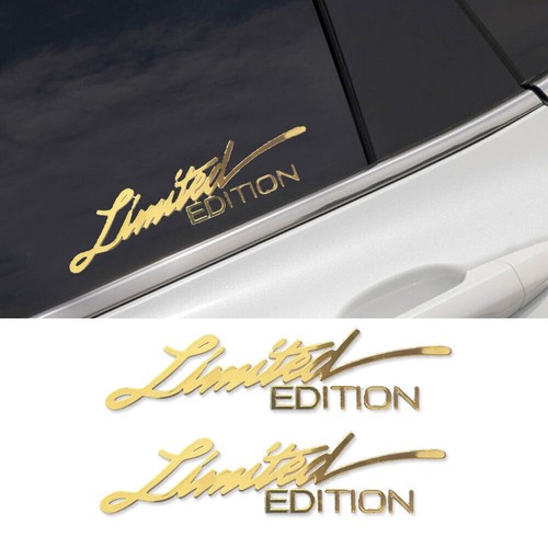 2pcs limited edition emblem - limited,