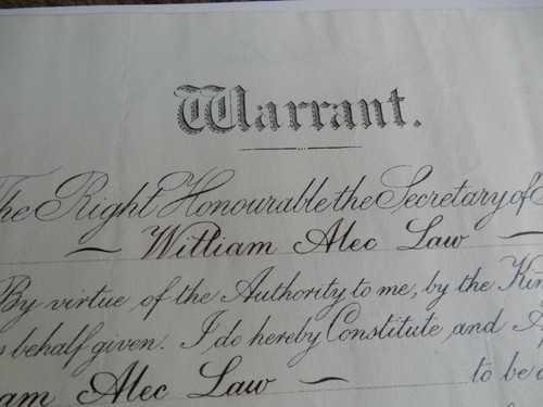 Ww2 warrant 30th - warrant, 1944