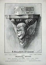 Old Antique Print 1897