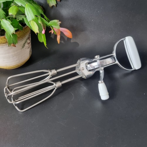 Vintage rotary hand whisk egg - vintage,