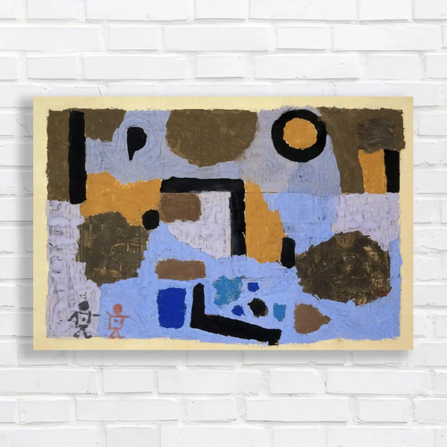 Abstract cubist landscape - cubist,