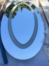 Large Harrods  illuminated stairwell elliptical Feature mirror