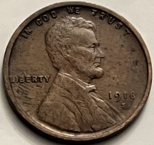 1918-S Lincoln Wheat Cent San