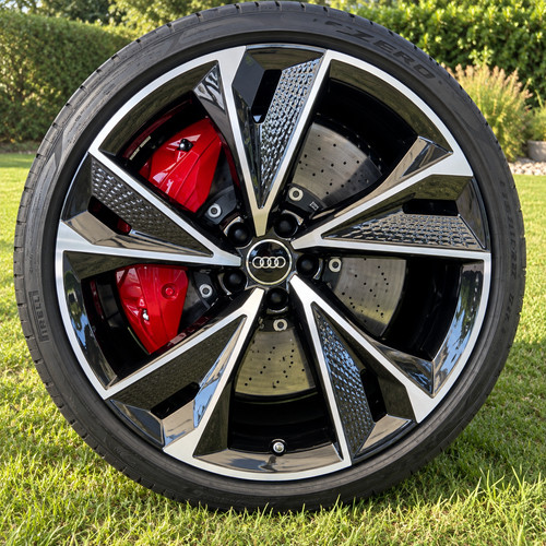 New black polished aluminum - new,