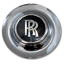 For Rolls-Royce Alloy Wheel Centre Cap Hub Phantom Wraith Dawn Ghost Silver