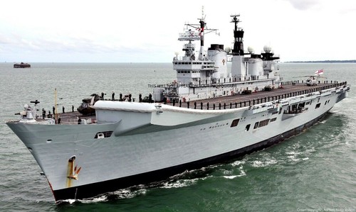 Royal navy aircraft carrier - aircraft,