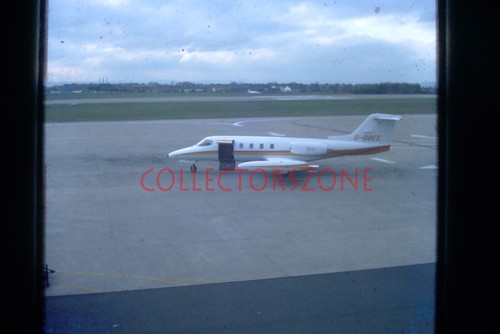 35mm slide 1975 learjet - slide,