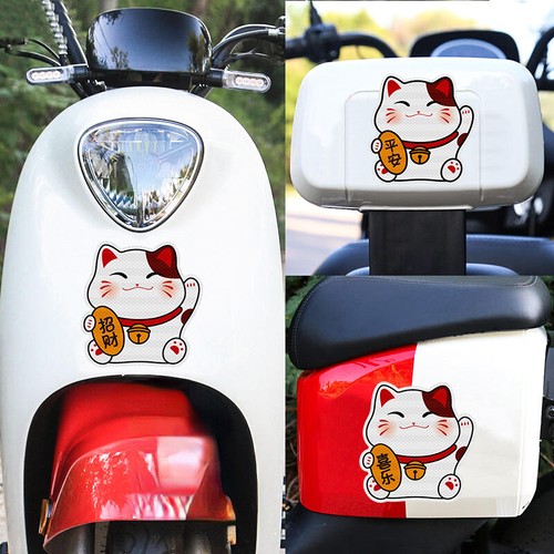 Car stickers lucky cat - car,