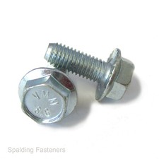 UNC High Tensile Imperial Steel Large Head Flange Bolt Screws