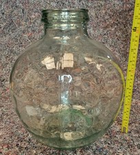 Vintage glass carboy - glass,