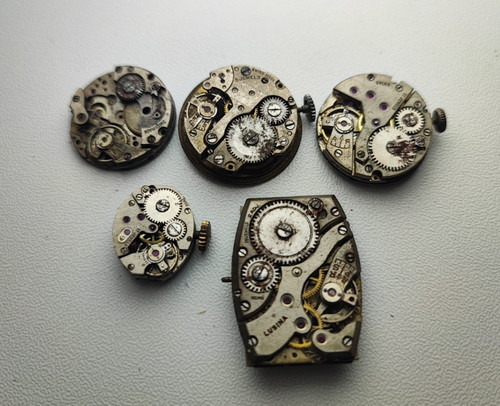 Watch lot movement for parts