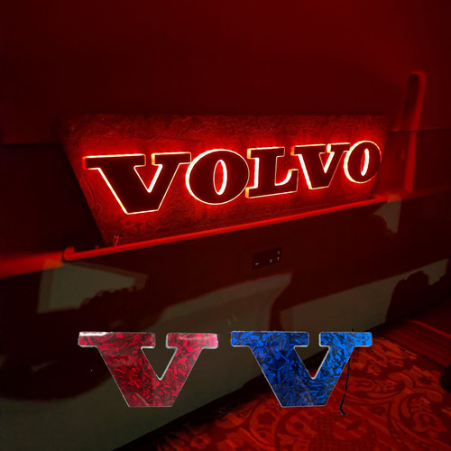 Volvo letters truck light - volvo,