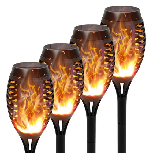 Led flame effect solar - led,