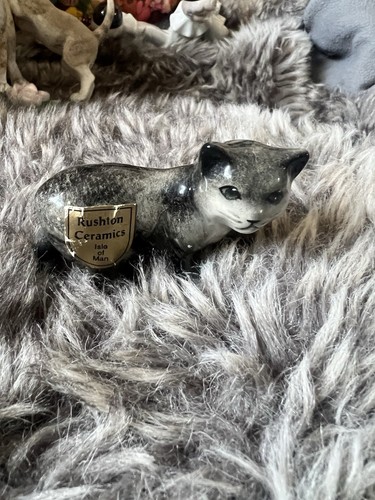 Vintage manx cat figurine - vintage,