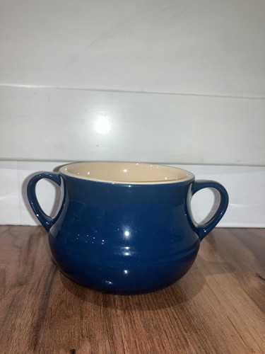 Creuset blue two handled - creuset,
