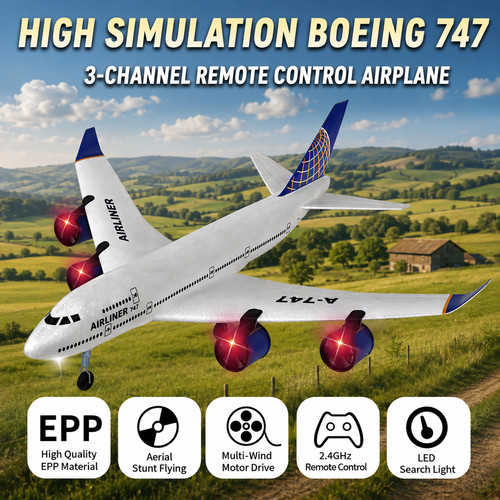 Boeing 747 plane 4 ghz - plane, 2.4