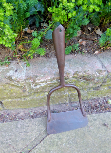 Vintage dutch hoe head - vintage, garden