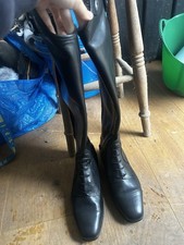 Parlanti Passion BRAND NEW Riding Boots - UK 5 Slim Fit Black Leather