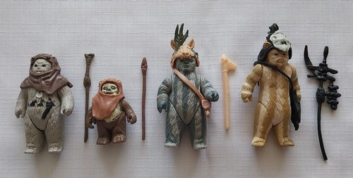Vintage star wars figure ewoks - wars,
