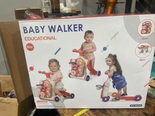 Educational baby walker multi - educational,