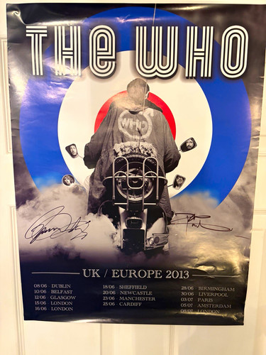 The who autographed europe - who,