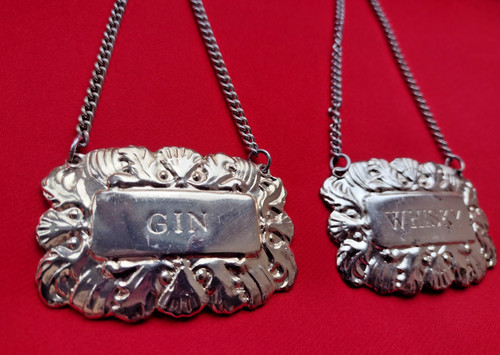Vintage decanter label - decanter,