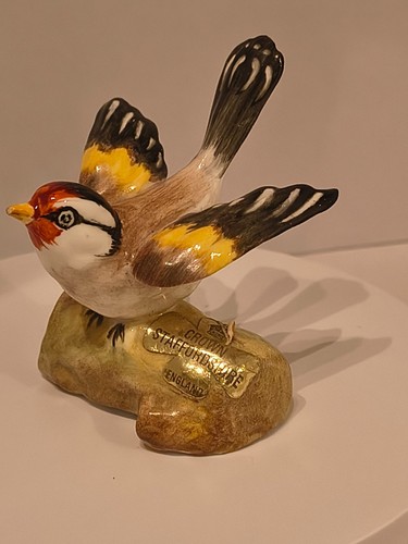 Crown staffordshire goldfinch - staffordshire,