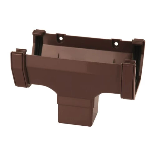 Brown plastic square - brown,