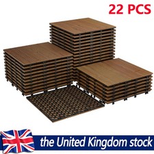22 PCS Interlocking Wooden
