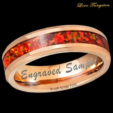 Red fire opal - opal, gold