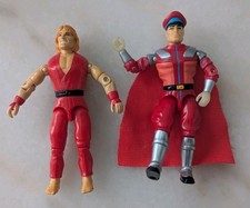 1994 Street Fighter 2 General M. Bison & Ken 3.75" Hasbro Action Figures