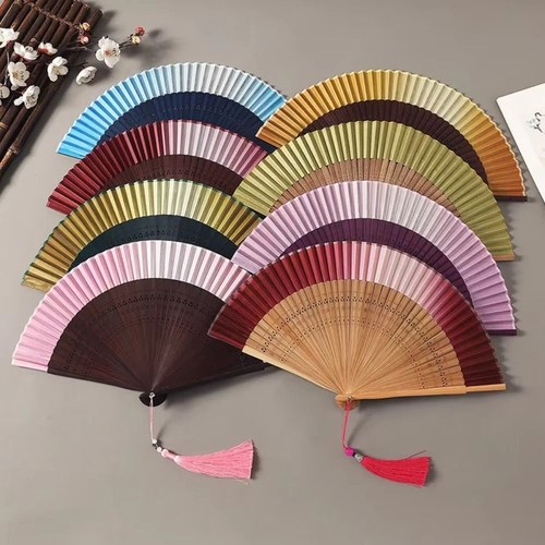 Retro hand fan - retro, classic