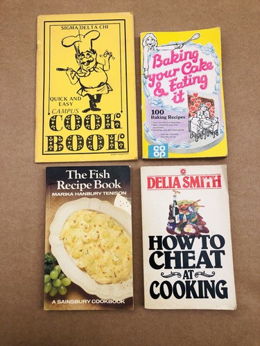 Vintage cookery books - x4,