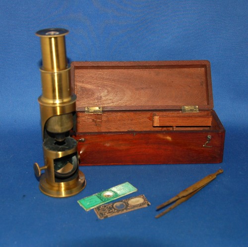 19th century drum type brass - a,