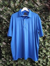 Oscar Jacobson Polo Shirt Mens Size Xl Blue