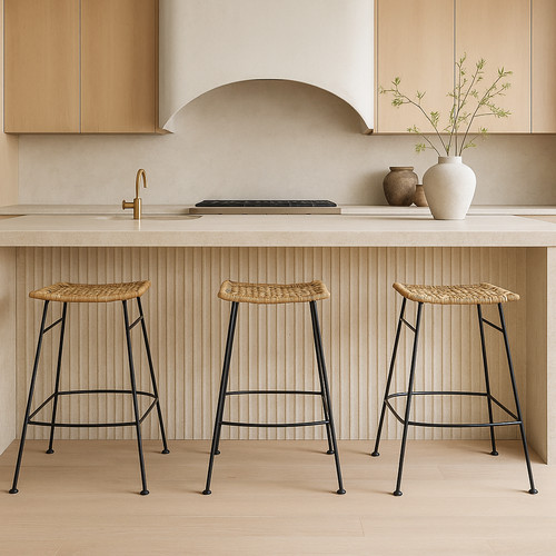 Grey rattan black base - base, jawit