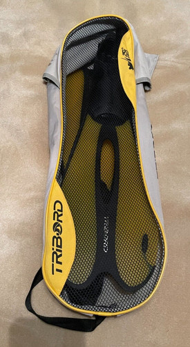 Tribord yellow black snorkel - yellow/black,
