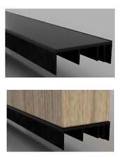 Stormguard Multifin Under Door Weather Seal Black Rubber 914mm Long