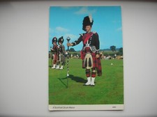 Scottish Drum Major – Kilt, Sporran, Tartan, Pipe Band. Hail Caledonia – 1989.