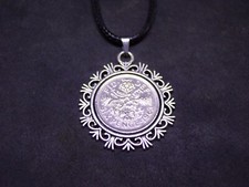 1963 Lucky Sixpence Necklace -
