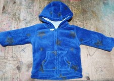 M&S Blue Hooded Fleece with