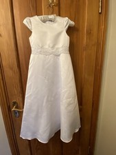 Satin A Line Communion Dress -