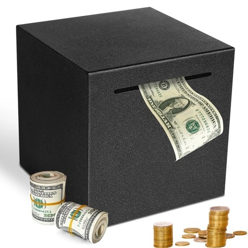 Metal money bank - money,