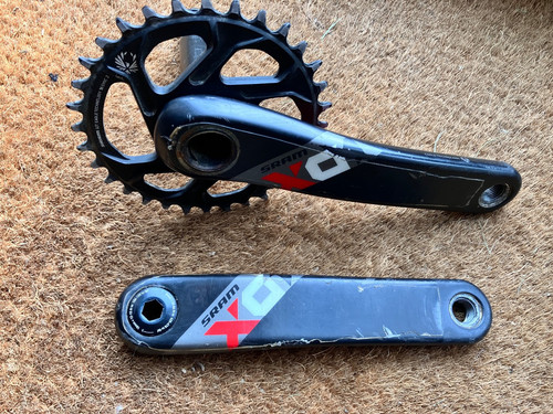 Sram xo1 carbon crankset - carbon,