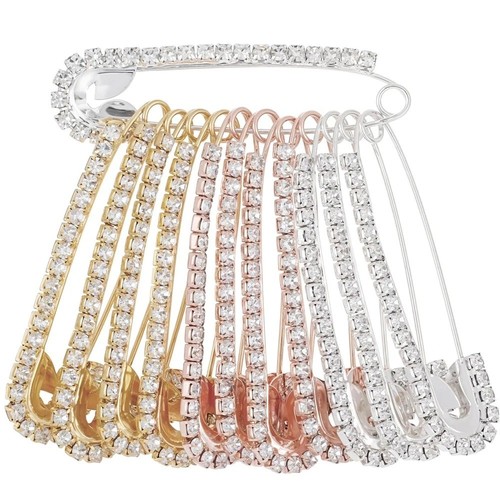 12pcs decorative brooch - 12pcs, pins
