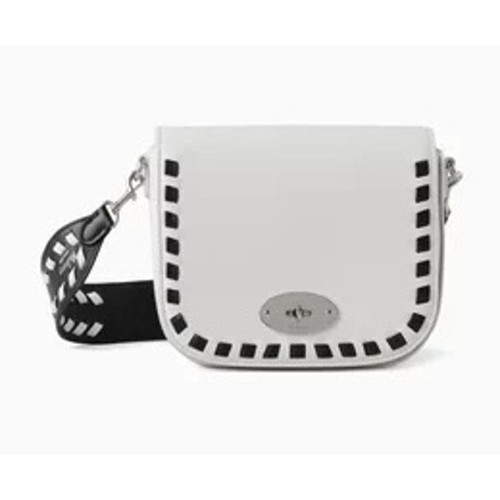 Mulberry white black leather - &,