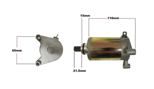 Starter motor for - motor, lexmoto
