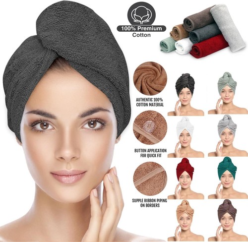 100 cotton hair - turban, towel